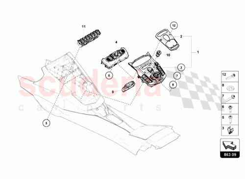 Part Diagram for Lamborghini 471941567G