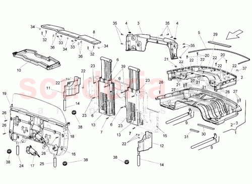Part Diagram for Lamborghini 407880079A