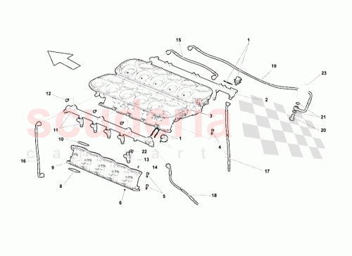 Part Diagram for Lamborghini 058103139
