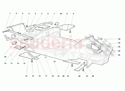 Part Diagram for Lamborghini 009411523