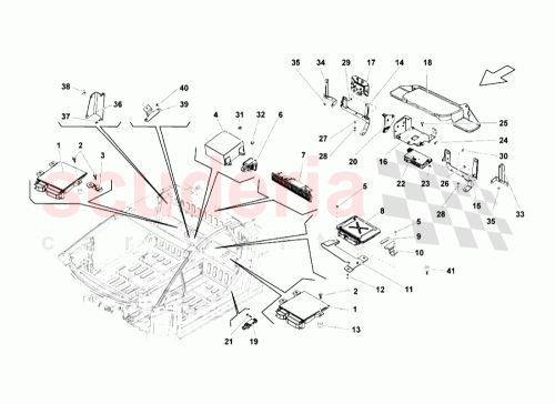 Part Diagram for Lamborghini 400905461