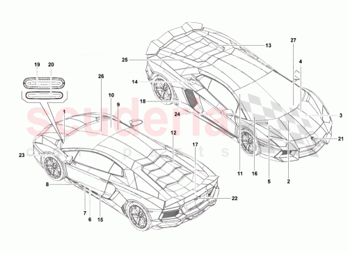 Part Diagram for Lamborghini 471010503