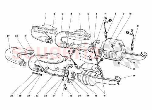 Part Diagram for Lamborghini 004435456CB