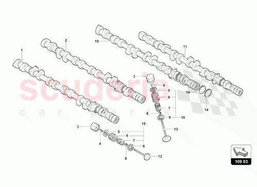 Part Diagram for Lamborghini 07M109623N