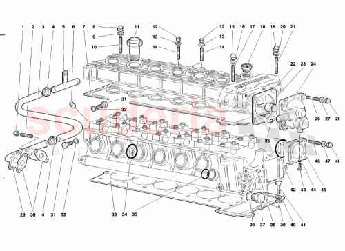 Part Diagram for Lamborghini 001136032