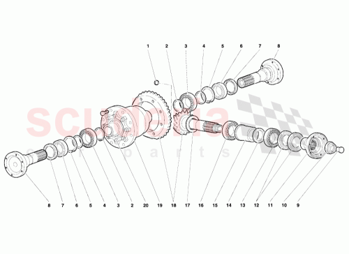 Part Diagram for Lamborghini 008543101