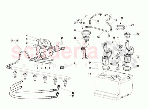 Part Diagram for Lamborghini N0245077
