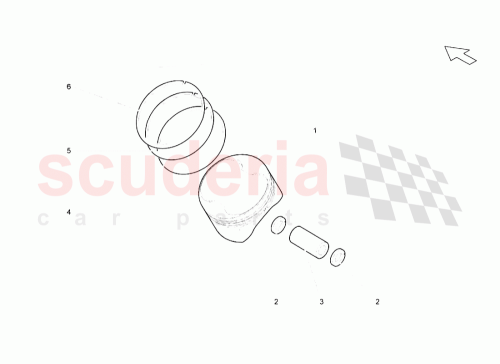 Part Diagram for Lamborghini N122731