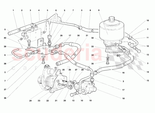 Part Diagram for Lamborghini 004036494