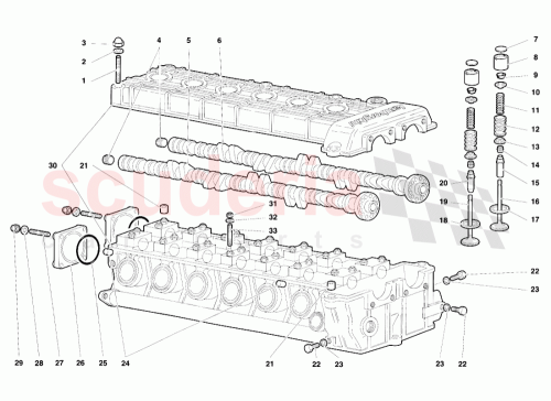 Part Diagram for Lamborghini 001232710