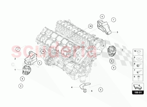 Part Diagram for Lamborghini 470199307D