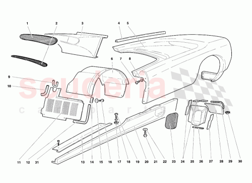 Part Diagram for Lamborghini 009430170