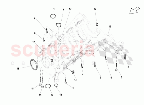 Part Diagram for Lamborghini 07L103121D