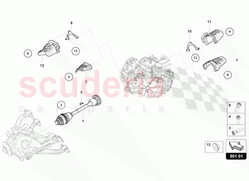 Part Diagram for Lamborghini 4T0301327