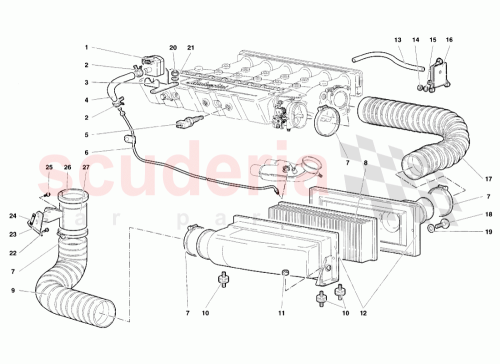 Part Diagram for Lamborghini 0013001215