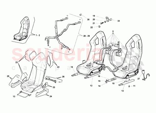 Part Diagram for Lamborghini 403857515