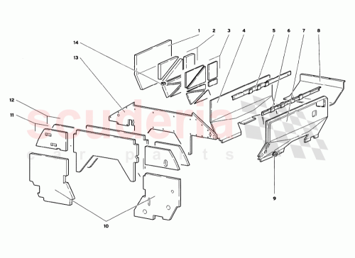 Part Diagram for Lamborghini 009411642
