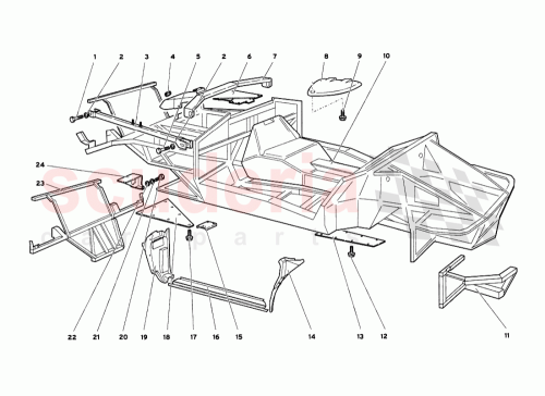 Part Diagram for Lamborghini 0041006469