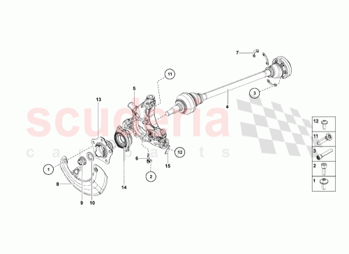 Part Diagram for Lamborghini 470615611B