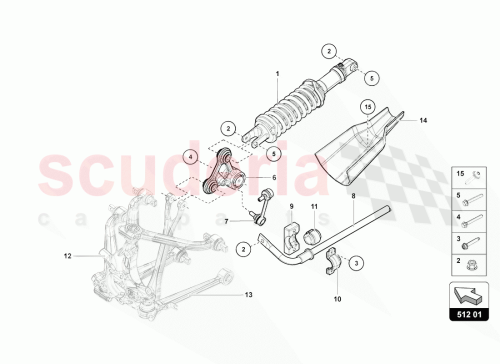 Part Diagram for Lamborghini 470512019AM