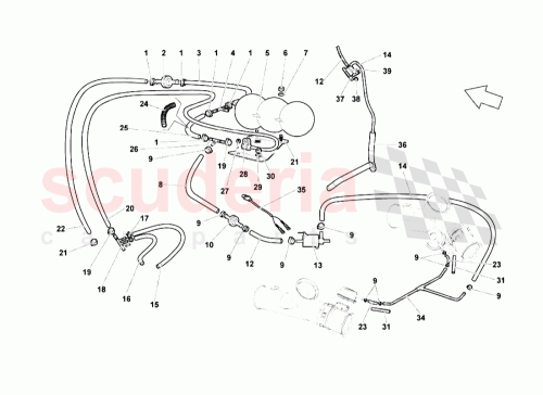 Part Diagram for Lamborghini 046905291B