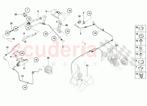 Part Diagram for Lamborghini 470131340A