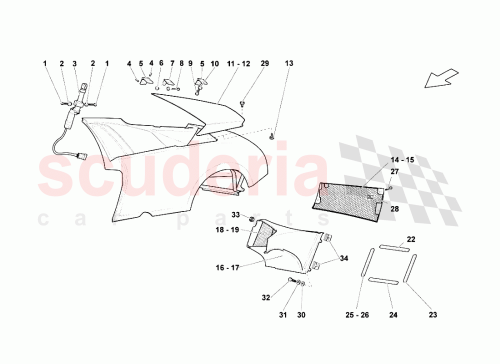 Part Diagram for Lamborghini 418119361