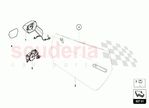 Part Diagram for Lamborghini 4T0857522H