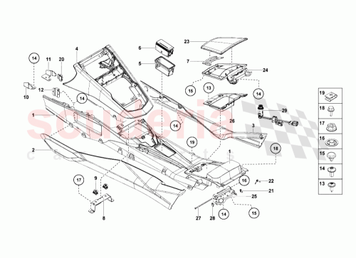 Part Diagram for Lamborghini 471863242A