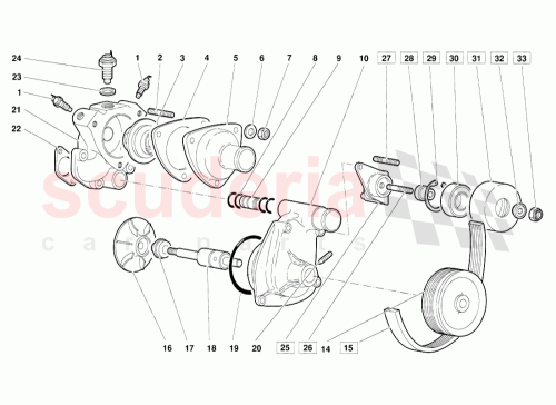 Part Diagram for Lamborghini 0017002474