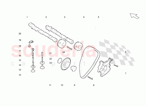 Part Diagram for Lamborghini 06E109218C