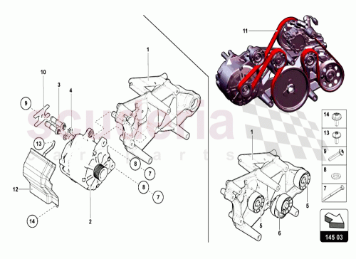 Part Diagram for Lamborghini 07M903137C