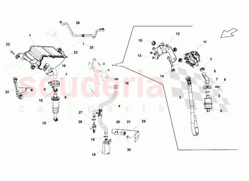 Part Diagram for Lamborghini 407201153