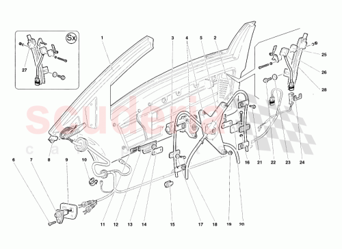 Part Diagram for Lamborghini 008611802