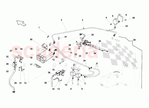 Part Diagram for Lamborghini 400133785A