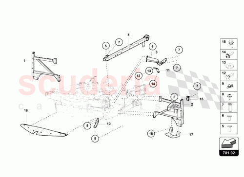 Part Diagram for Lamborghini 470805099D