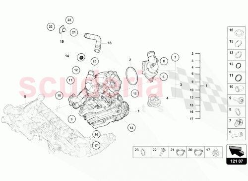 Part Diagram for Lamborghini 07L115009AR