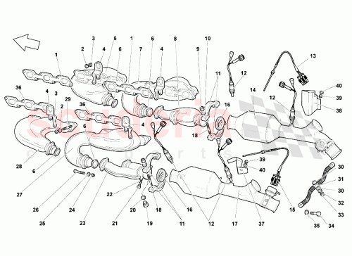 Part Diagram for Lamborghini 07M251717N