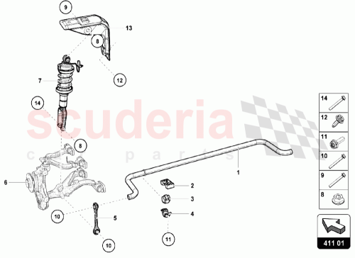 Part Diagram for Lamborghini N10682501