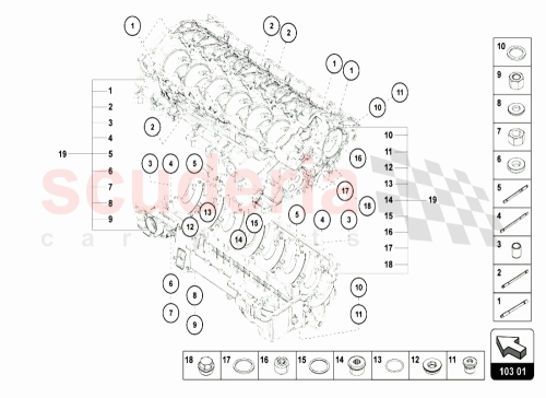 Part Diagram for Lamborghini WHT005250