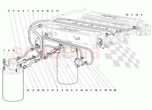 Part Diagram for Lamborghini 006230456