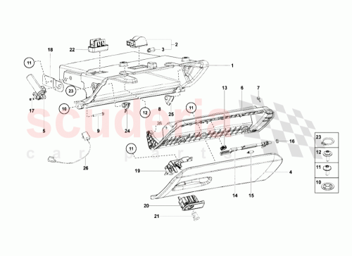 Part Diagram for Lamborghini 471857036A