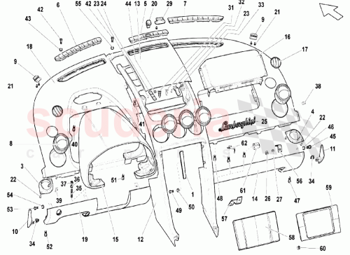 Part Diagram for Lamborghini 402857503H