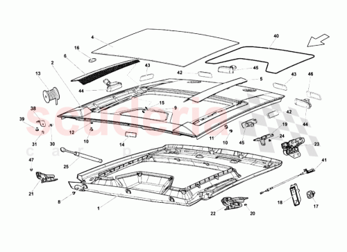 Part Diagram for Lamborghini 400947160
