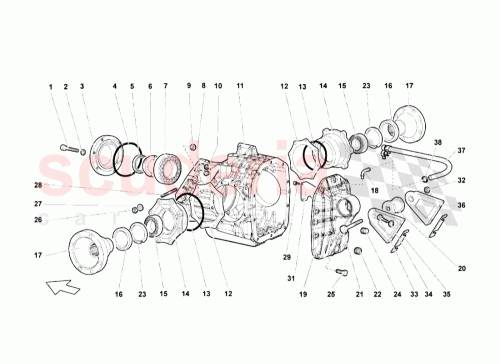 Part Diagram for Lamborghini 02D525118B