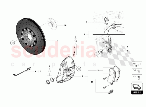 Part Diagram for Lamborghini 470611851A