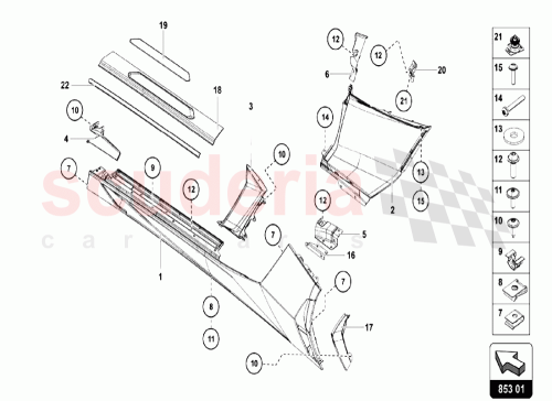 Part Diagram for Lamborghini 470853989C