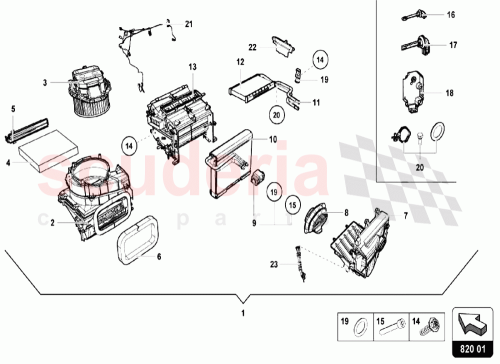 Part Diagram for Lamborghini 4S0260113