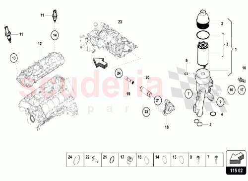 Part Diagram for Lamborghini 079198405E