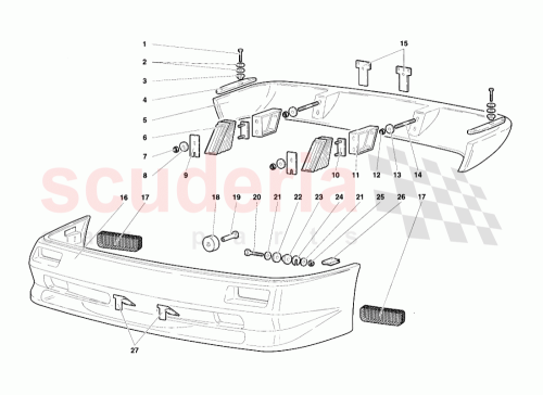 Part Diagram for Lamborghini 009463155